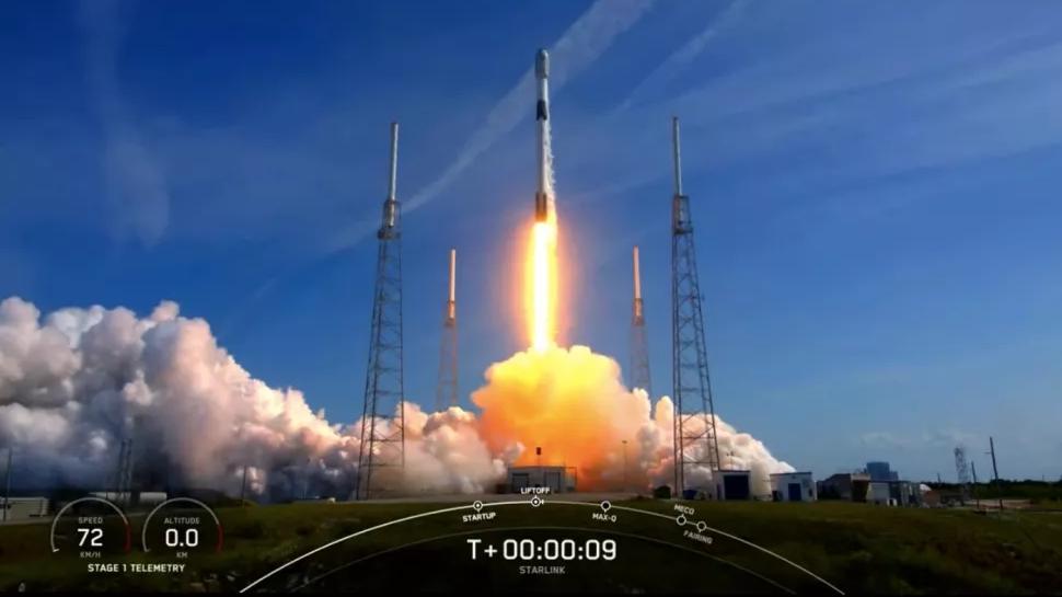 SpaceX公司再次发射53颗星链卫星