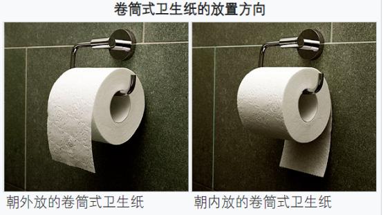 你家卫生纸是朝内放还是朝外放？放错会有什么影响吗？