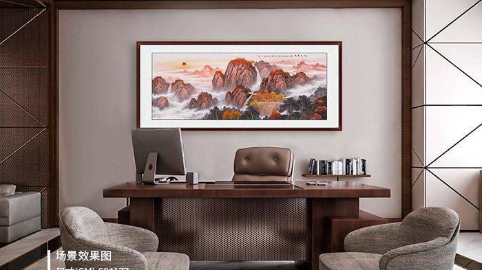 客厅挂画 品味山水打造品味家居~