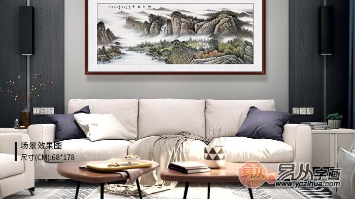 客厅沙发背景墙挂什么好，这样选，让家“亮”起来