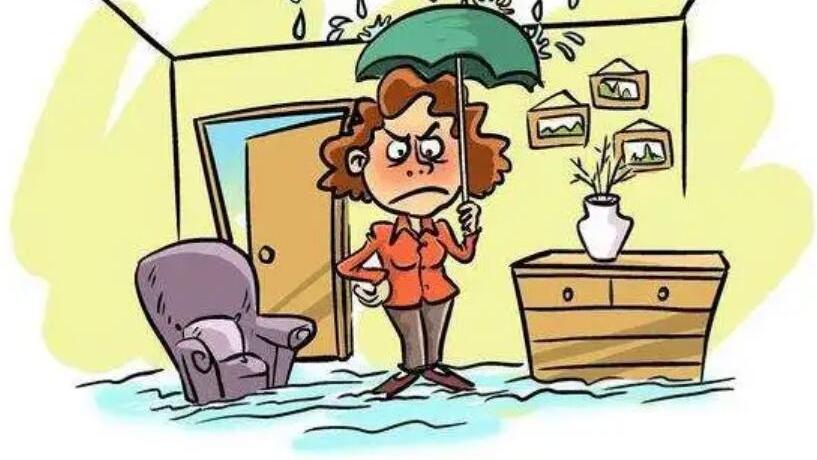 新房还没装修，下雨漏水导致楼下损失，对于损失的赔偿由谁来拿？