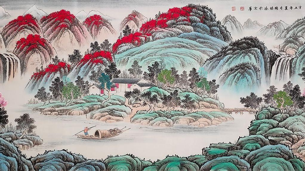 家居挂画 魅力山水打造品位家居 是你所爱