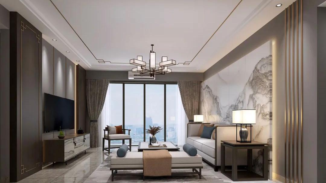 电视机摆放方式不止有一种，这样装美观又实用！