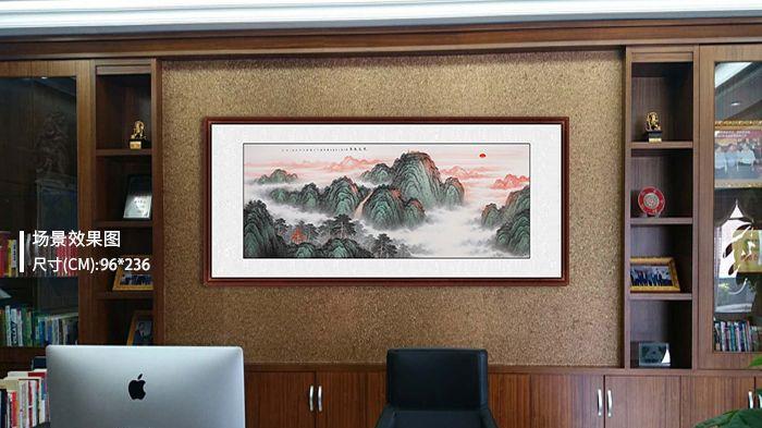 办公室|办公室挂画选什么寓意的好 品味山水画你的不二之选