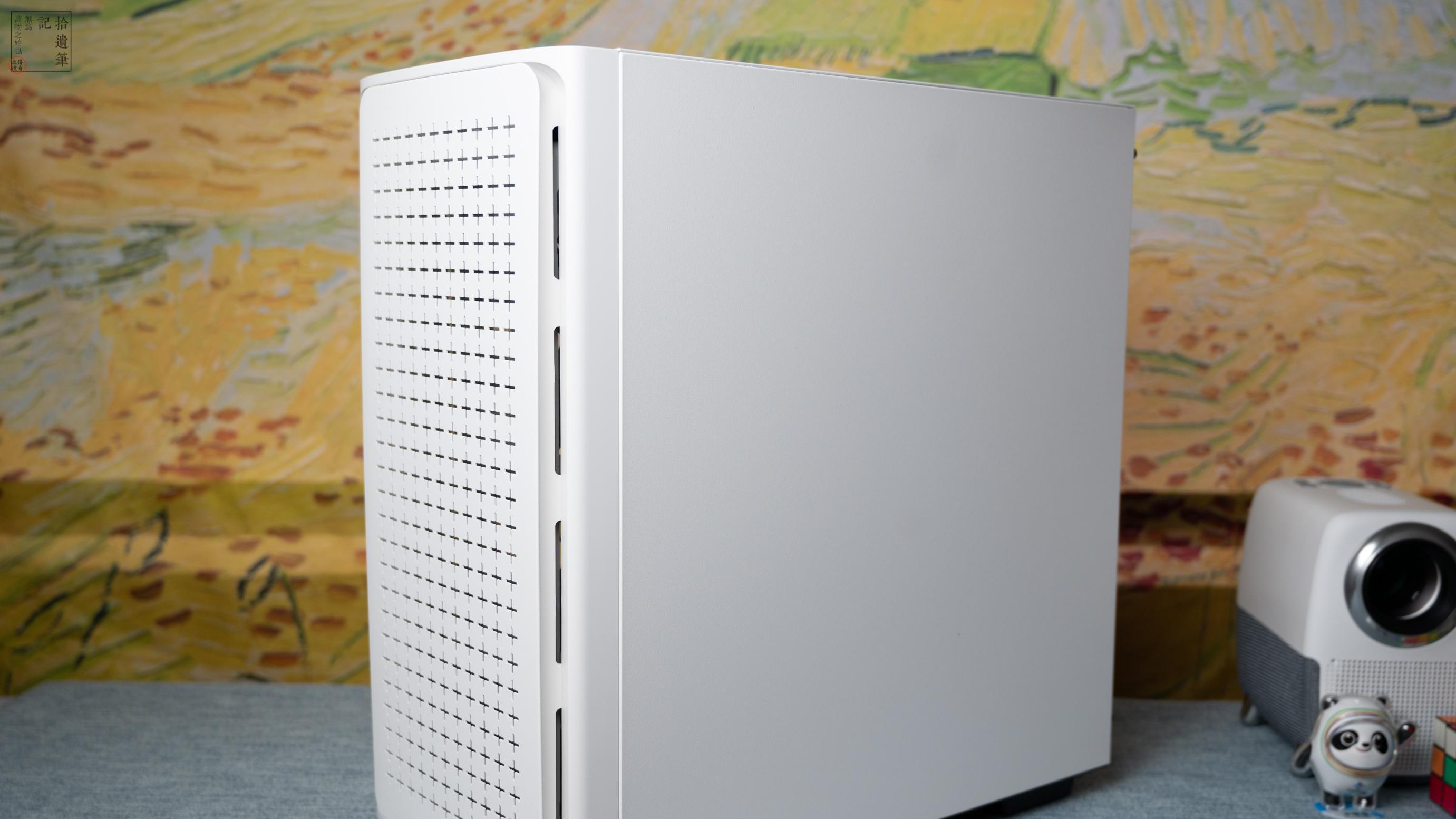 冰墩墩|简约风的中塔机箱，设计精巧美观，九州风神幻境Pro上手