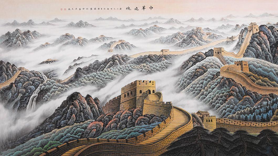 山水画|李国胜老师山水画 挂在办公室尽显高雅艺术气息