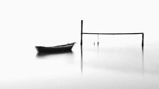 意境悠长的黑白极简主义摄影，看完之后，才懂得水墨之美