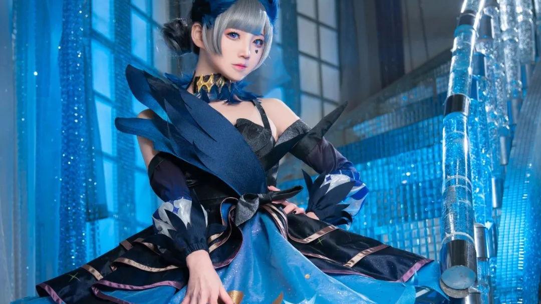 |cos：王者荣耀小乔黑天鹅之梦cos正片@楚楚子