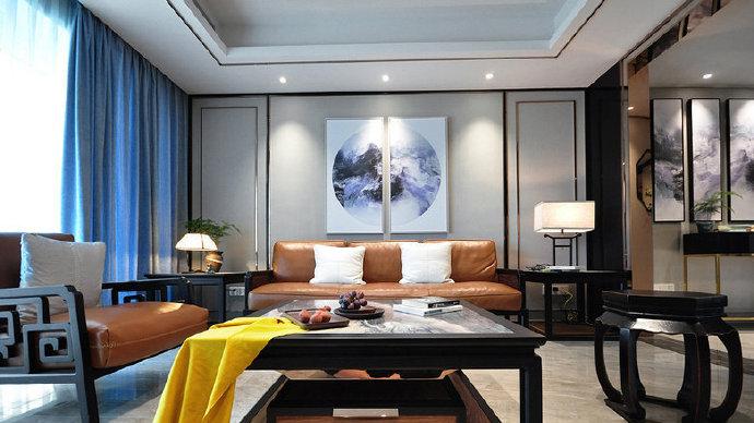 208平米现代中式四房，进屋就看呆，全屋高端大气上档次，太赞了