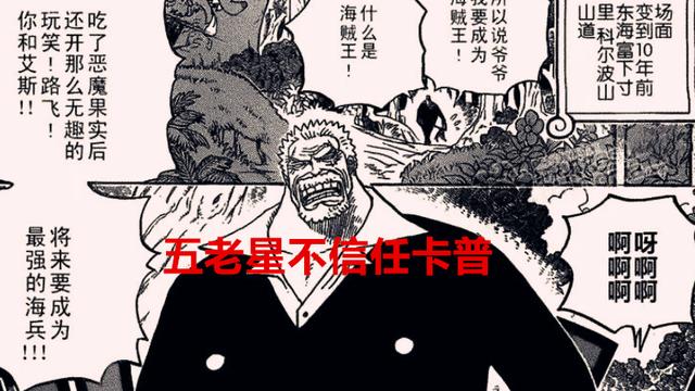 五老星|海贼王1045话：明知道橡胶果实重要，五老星为何不选卡普护送？