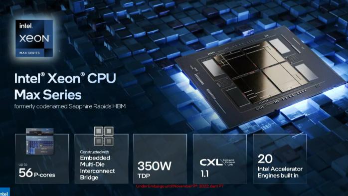 |英特尔推出全球首款配备HBM内存x86 CPU