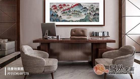 办公室挂什么画 想要活力无限的公司氛围 那就选山水画