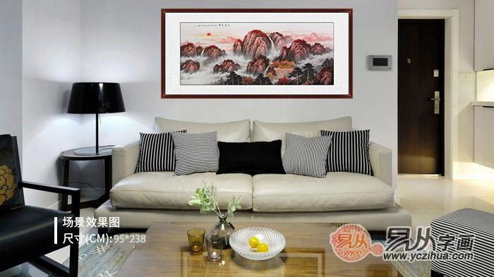 沙发背景墙挂什么画好？还在纠结的你，可以着重看这篇