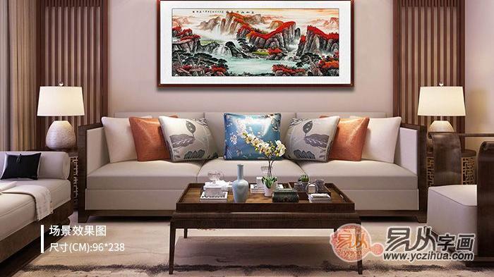 家居画欣赏 高品位的山水装饰画 挂在家中极合适