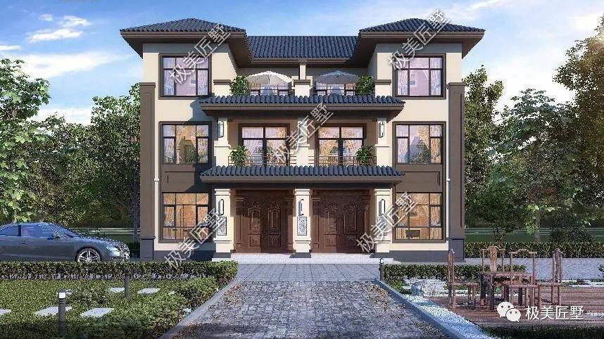 谁说兄弟不能建一起，看看这款对称设计，是不是眼前一亮