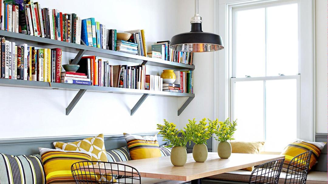 还在用传统餐桌款式？快来看看这种卡座餐桌结合体吧，小户型福音