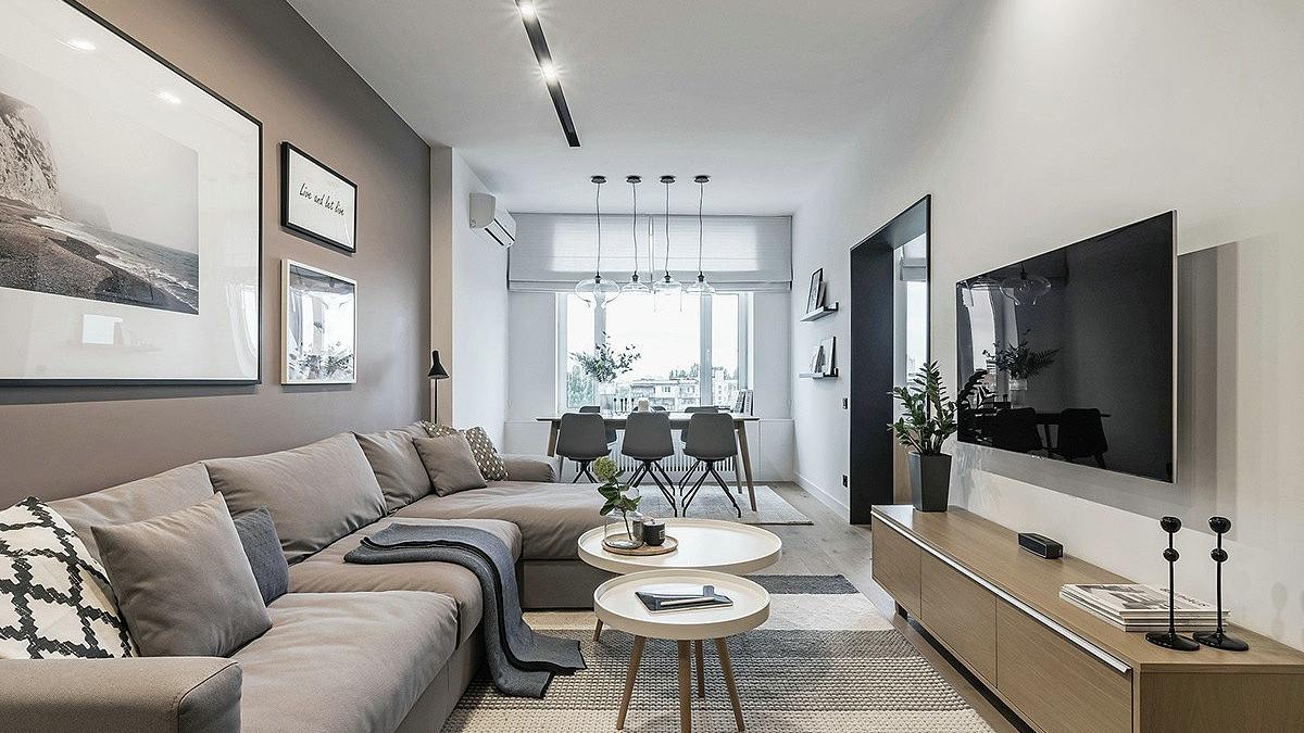 97平现代风三口之家，用细腻的空间情绪，来获得舒适的吸引力