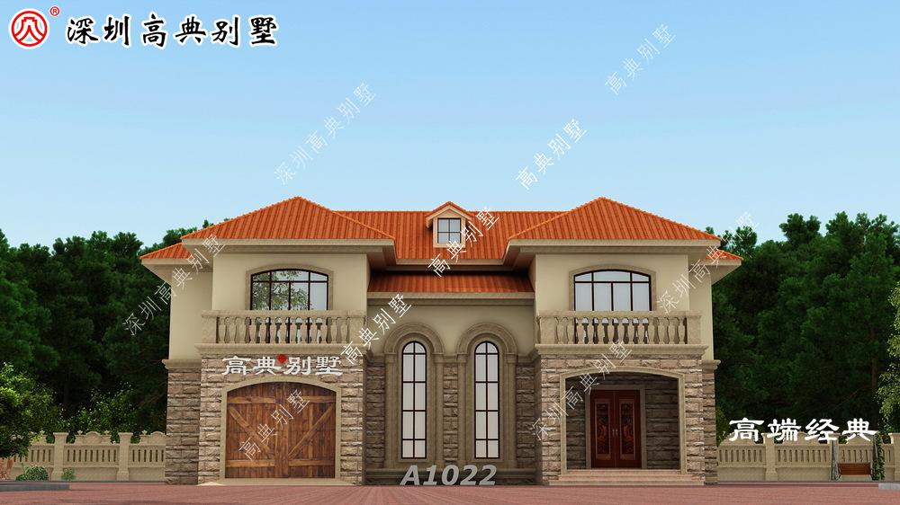 ?两层乡村别墅设计施工方案、实用、美观、经济