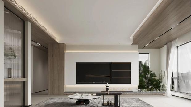 菡萏怡景装饰|极简的空间设计，开阔大气的空间氛围！