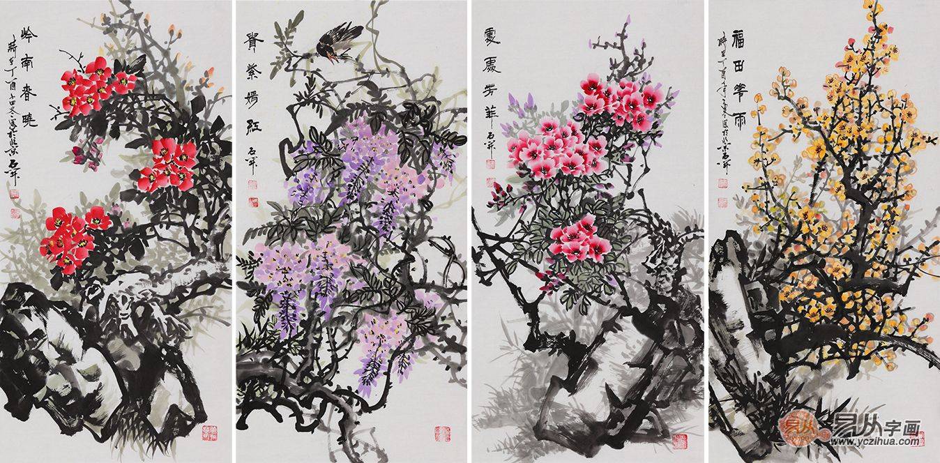 家居装饰 挂上这些花鸟画简直太美了！