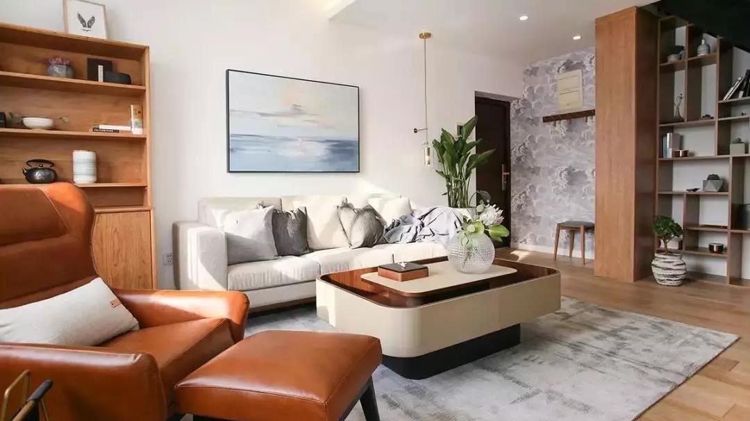 140平简约风三居室，厨房里的小黑板居然是美食食谱的聚集地