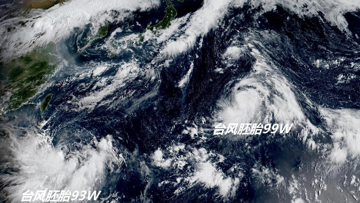 两台风接踵而至，太平洋再也承受不住了！网友：超强台风会来吗？