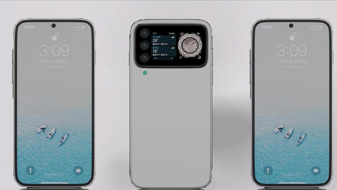 iPhone|iPhone15ProMax概念机：外观大改，融入2寸副屏，值得期待