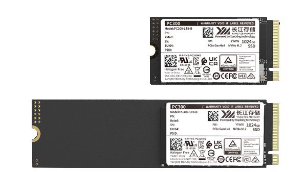 长江存储发布 SSD PC300系列，空闲功耗仅为50mw