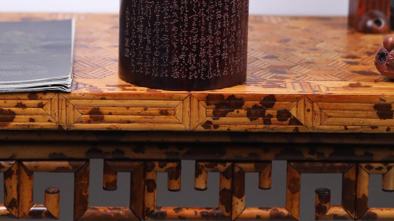 |金石雅玩，文房紫檀笔筒，满雕诗文兰亭集序