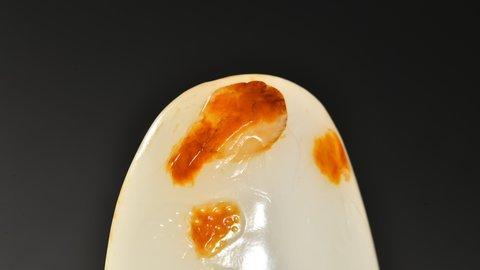 和田玉籽料|和田玉籽料渔翁得利把件