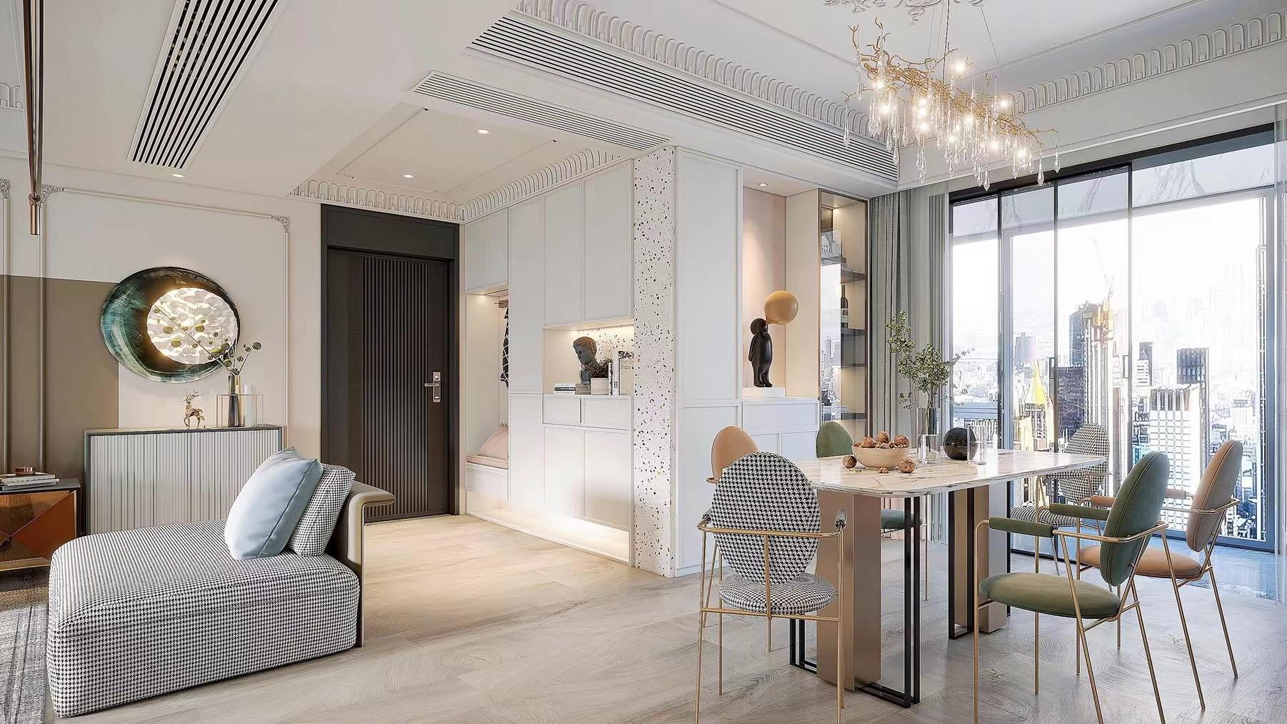 【鲁班装饰】雍和府128㎡浪漫法式