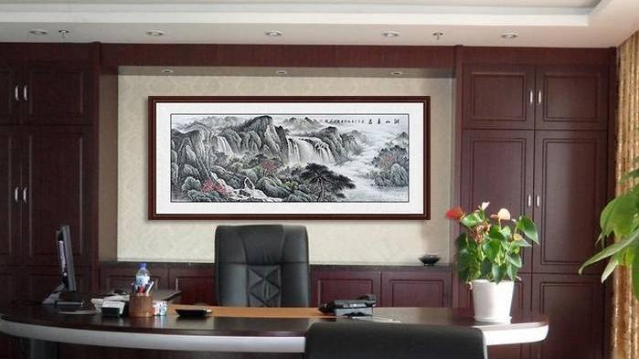 书房|书房墙壁画 这些山水画古色古香 书房挂画不要错过