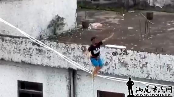 太危险! 街坊看到这样一幕...