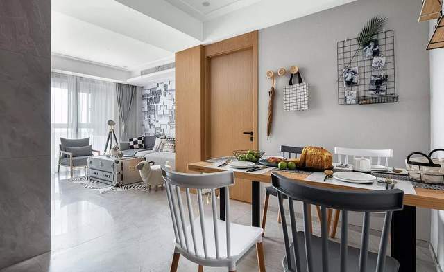 68平北欧风二居室，给你一个简约，实用，有温度的家