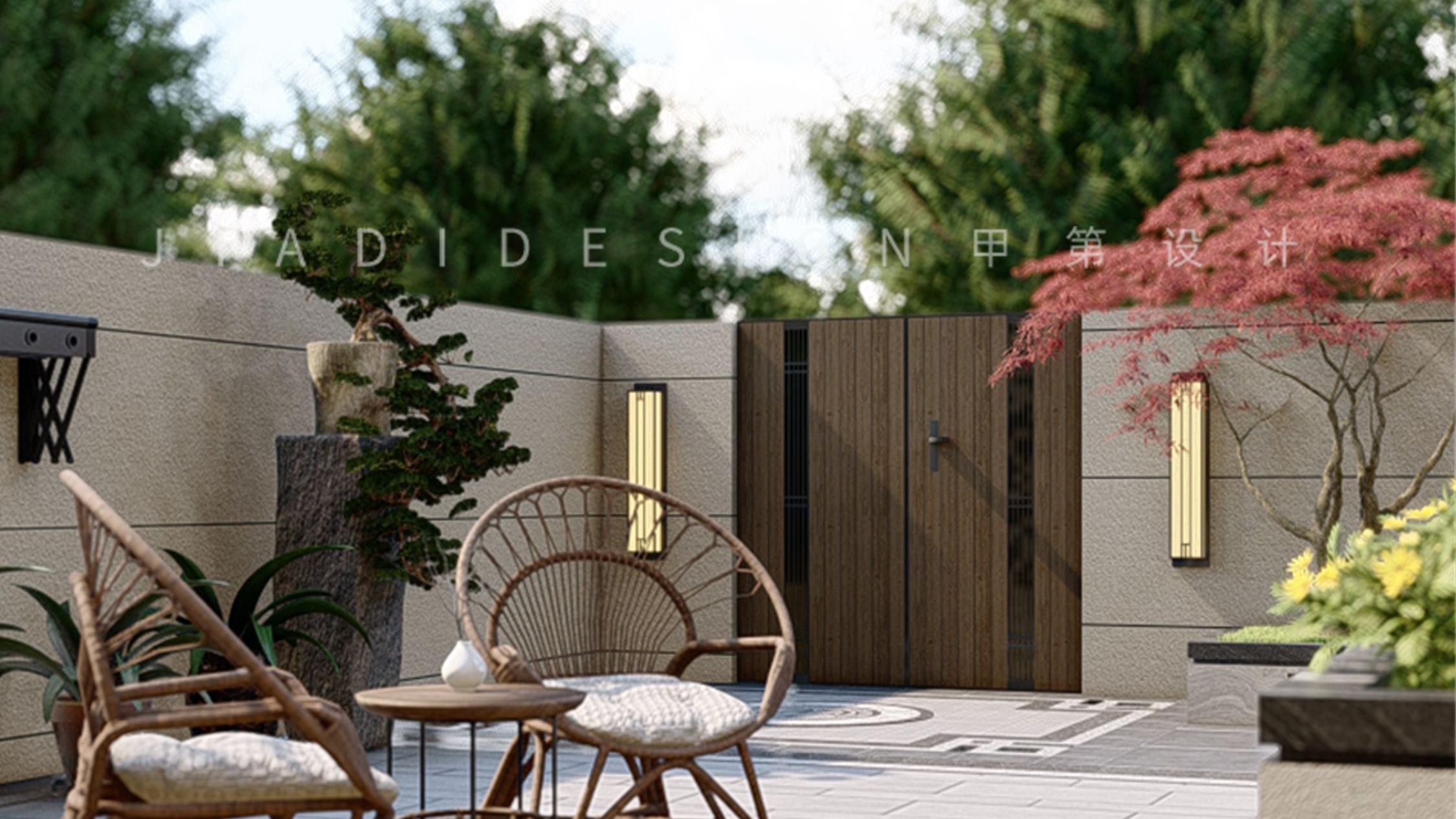 下沉式小院，被安全感包围的设计