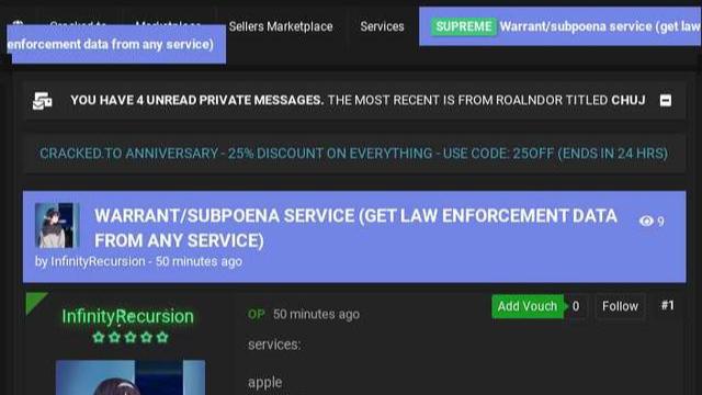 黑客|黑客伪造“政府传票”窃取科技巨头敏感数据，苹果、脸书等均受影响