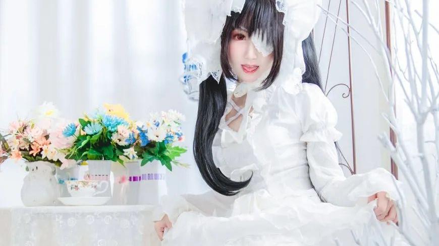 时崎狂三|cos：约会大作战时崎狂三婚纱cos正片@羽生三未