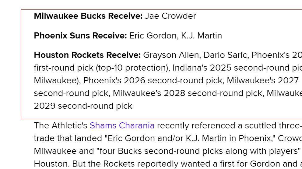 BR策划三方交易，火箭位列其中，休城可拿到6个选秀权？