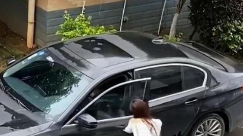 浙江女子前往闺蜜小区，在楼下发现出差丈夫的汽车，对方沉默跑掉