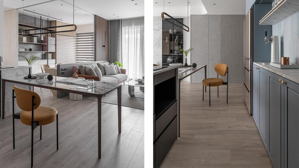 简单即奢华，晒晒116㎡新房，灰白+木色，简约有范，让人眼前一亮