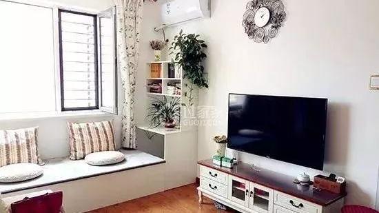 客厅就算没有阳台，也能做得好看又实用！