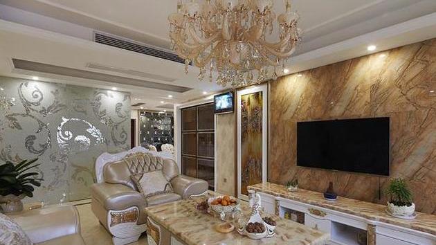 花30万装修的新房，朋友都说像宫殿，超喜欢我家“土豪金”风格