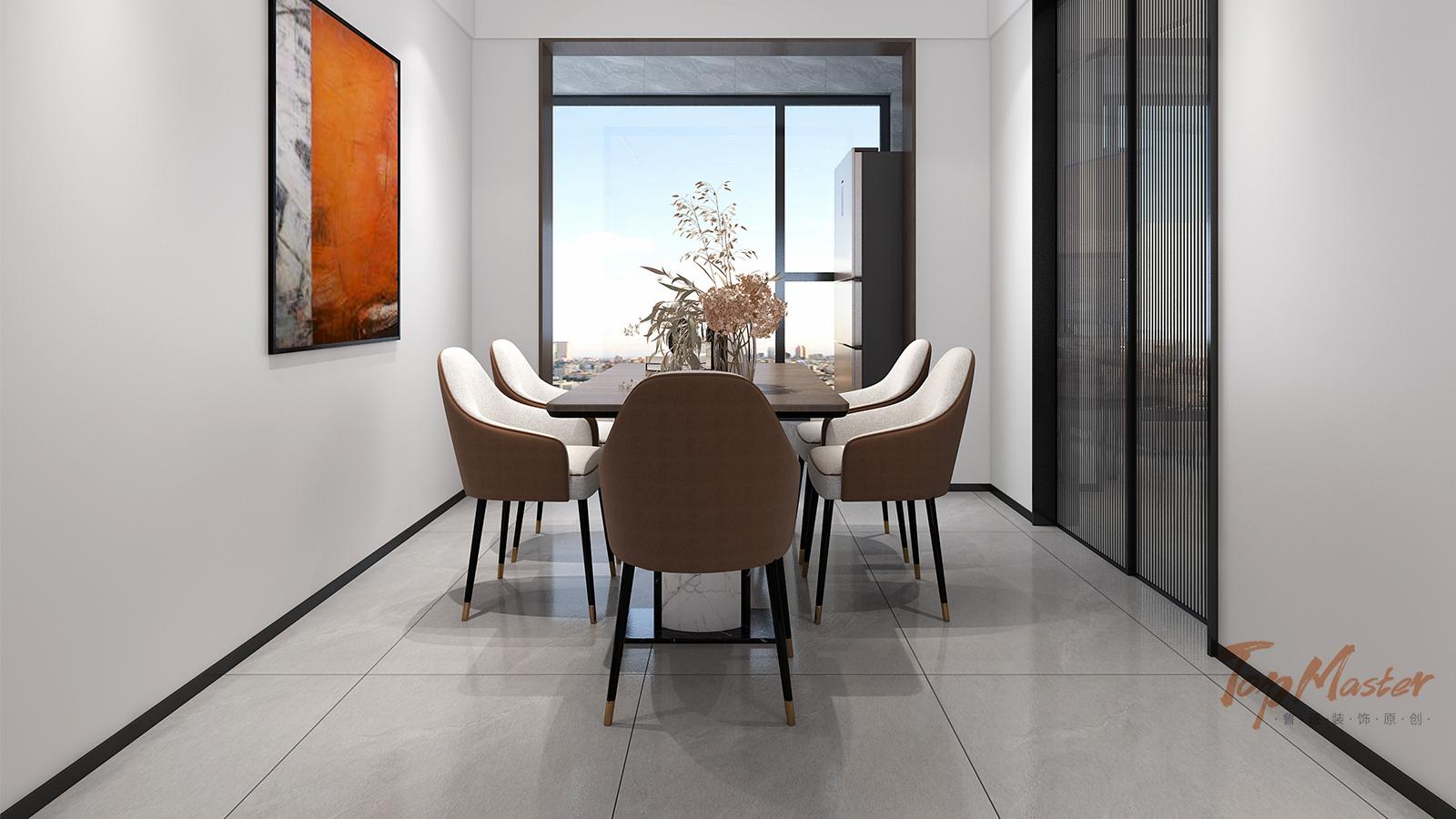 【鲁班装饰】碧桂园140m2现代轻奢风格 奢而不俗