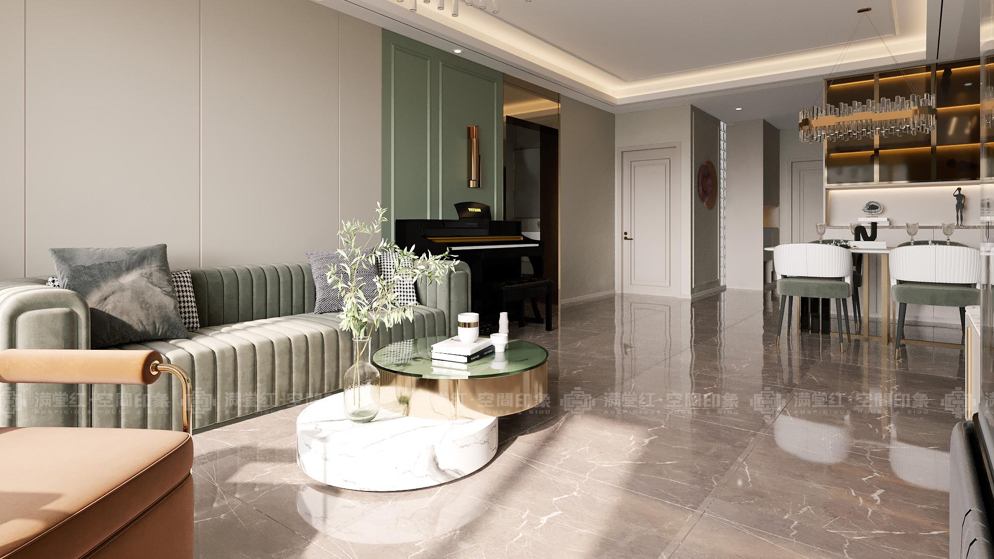 分享一个轻奢风家装案例，迷人又高级