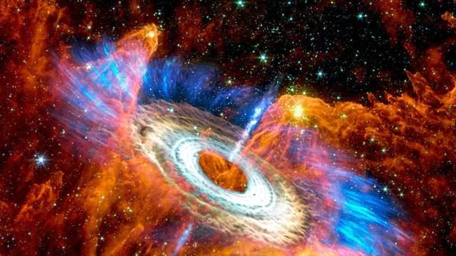 中心黑洞“飓风”吹散了星系的气体物质