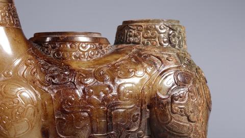 |海外回流：商周古玉瑞兽摆件