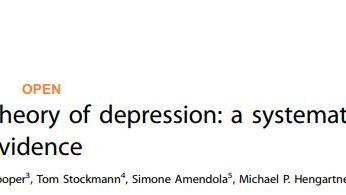 Molecular Psychiatry系统综述：抑郁症的血清素理论
