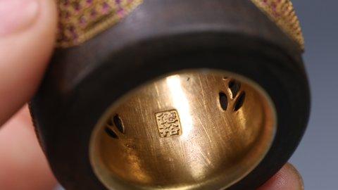 翡翠|清.老沉香扳指一枚