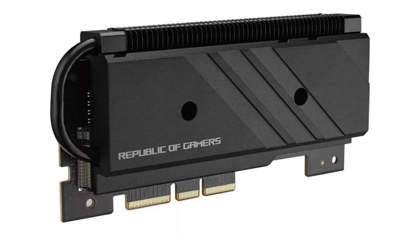双 M.2 插槽，ROG 全新 PCIe 5.0 SSD 转接卡