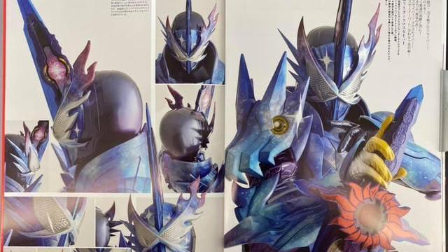 假面骑士圣刃|假面骑士圣刃最终形态星尘龙三重皮套写真把皮套染色玩到了极致